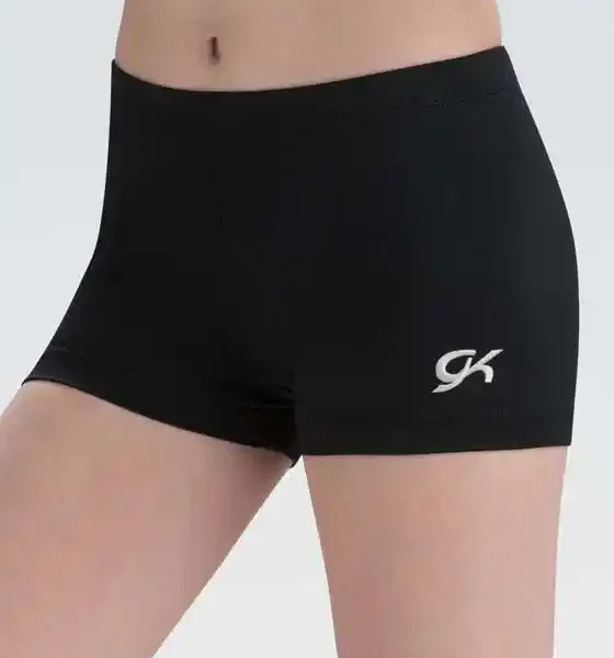Black Spandex Nylon Shorts